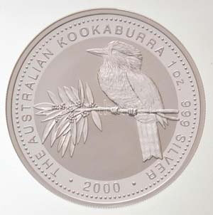 Ausztrália 2000. 1$ Ag Kookaburra ... 