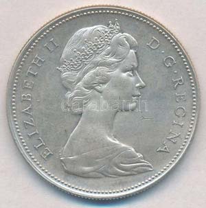 Kanada 1966. 1$ Ag II. ... 
