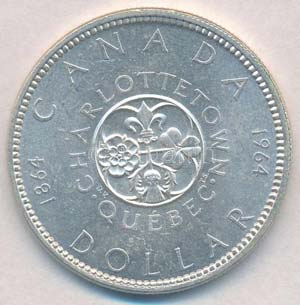 Kanada 1964. 1$ Ag ... 