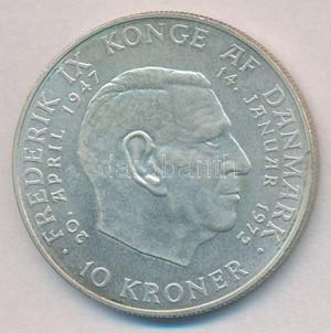Dánia 1972. 10 Kroner ... 