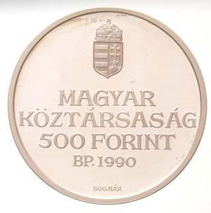1990. 500Ft Ag Kölcsey Ferenc T:PP kis ... 