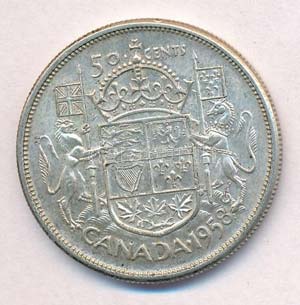 Kanada 1958. 50c Ag II. Erzsébet ... 
