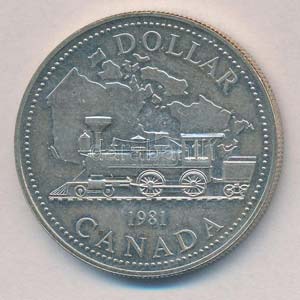 Kanada 1981. 1$ Ag Transzkontinentális ... 