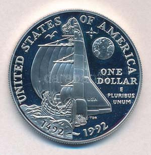 Amerikai Egyesült Államok 1992P 1$ Ag ... 