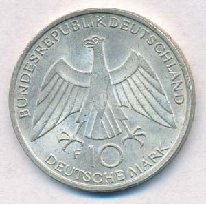 NSZK 1972J 10M Ag Olimpia-München / ... 
