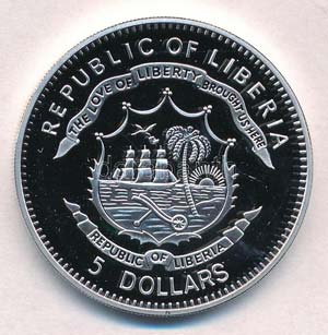 Libéria 2011. 5$ Cu Nagy Hadvezérek - ... 
