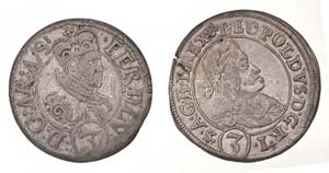 Ausztria 1564-1595. 3kr Ag II. Ferdinánd ... 