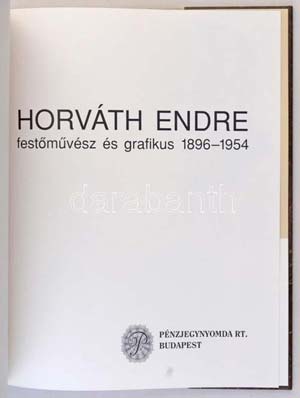 Horváth Endre festőművész és grafikus ... 