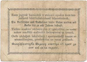 1849. 15kr Kossuth bankó rendeletéből ... 
