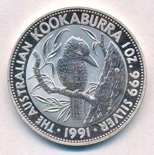 Ausztrália 1991. 5$ Ag ... 