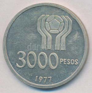 Argentína 1977. 3000P Ag 1978-as ... 