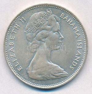 Bahamák 1969. 1$ Ag II. Erzsébet ... 