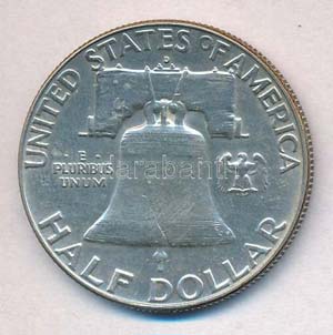 Amerikai Egyesült Államok 1963. 1/2$ Ag ... 