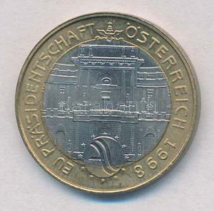 Ausztria 1998. 50Sch Bi ... 