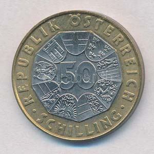 Ausztria 1998. 50Sch Bi Az Európai Unió ... 