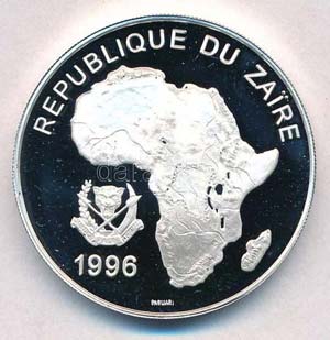 Zaire 1996. 500Z Ag Két Okapi T:PP
Zaire ... 