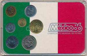Mexikó 1987-1988. 5P-500P (7xklf) forgalmi ... 