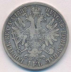 Ausztria 1882. 1Fl Ag Ferenc József T:2- ... 