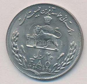 Irán 1978. 20R Cu-Ni ... 