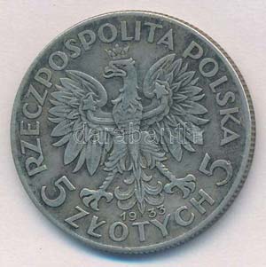 Lengyelország 1933. 5Zl ... 