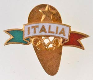 Olaszország DN ITALIA zománcozott fém ... 