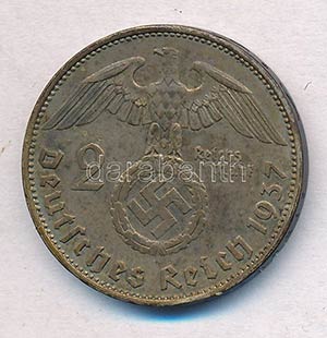 Német Harmadik Birodalom 1937A 2M Ag ... 
