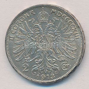 Ausztria 1913. 2K Ag Ferenc József T:2 ... 