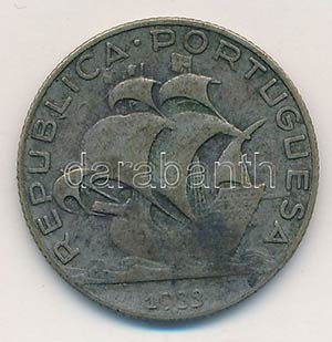 Portugália 1933. 2 1/2E ... 