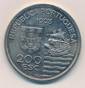 Portugália 1993. 200E Cu-Ni Kiushu-i ... 