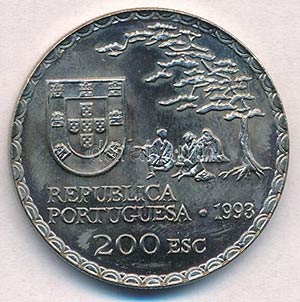 Portugália 1993. 200E Cu-Ni Nanban ... 