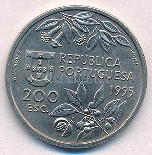 Portugália 1995. 200E Cu-Ni ... 