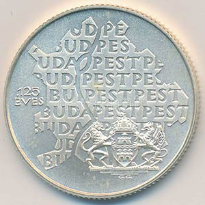 1998. 750Ft Ag Budapest 125 éves T:BU ... 