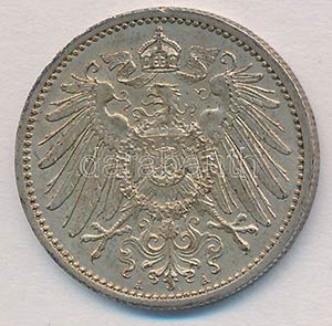 Német Birodalom 1915A 1M Ag T:1-,2 
German ... 