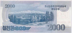 Észak-Korea 2008. 2000W MINTA ... 