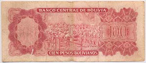 Bolívia 1962. 100P T:III- szakadás
Bolivia ... 
