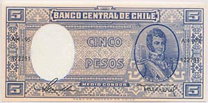 Chile 1947-1958. 5P ... 