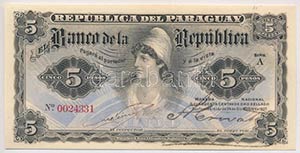 Paraguay 1907. 5P (=1/2 ... 