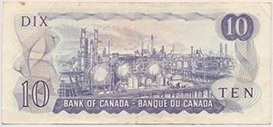 Kanada 1971. 10$ T:III fo.
Canada 1971. 10 ... 