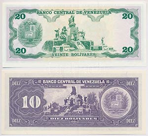 Venezuela 1992. 20B + 1995. 10B ... 