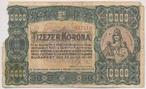 1923. 10.000K Orell ... 