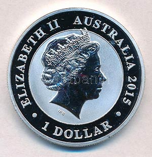 Ausztrália 2015. 1$ Ag Kookaburra ... 