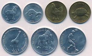 Kongó 2002. 25c (2xklf) ... 