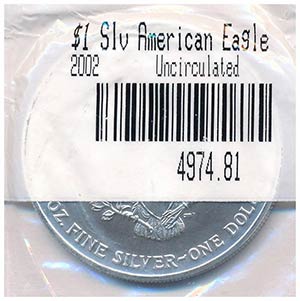 Amerikai Egyesült Államok 2002. 1$ Ag ... 