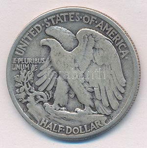 Amerikai Egyesül Államok 1947. 1/2$ Ag ... 