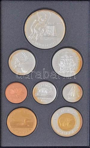 Kanada 1997. 1c-2$ (8xklf) forgalmi sor ... 