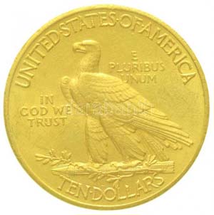 Amerikai Egyesült Államok 1908. 10$ Au ... 