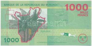 Burundi 2015. 1000Fr ... 
