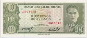 Bolívia 1962. 10P ... 