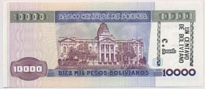 Bolívia 1984. 10.000P 1 Centavo ... 