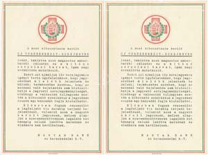 ~1930. A Magyar Bank és Kereskedelmi R.T. ... 